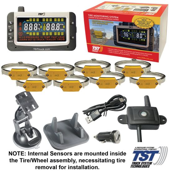 507 Series 8 Internal Sensor TPMS System Color Display and Repeater
