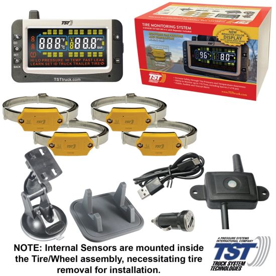 507 Series 4 Internal Sensor TPMS System Color Display and Repeater