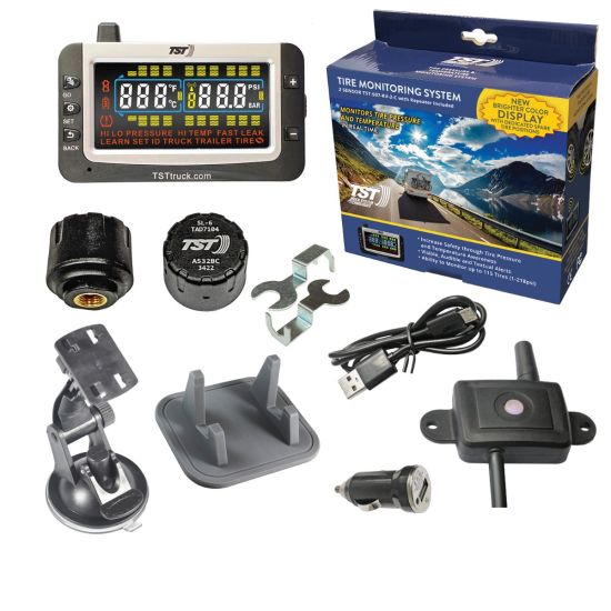 507 Series 2 RV Cap Sensor TPMS System Color Display and Repeater