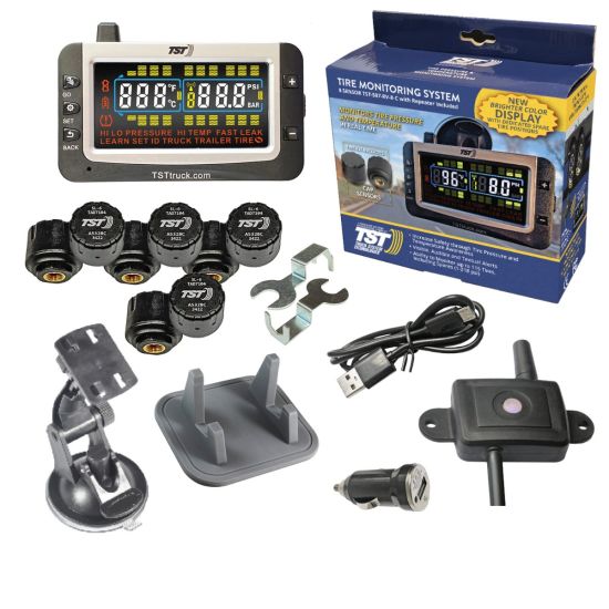 507 Series 8 RV Cap Sensor TPMS System Color Display and Repeater