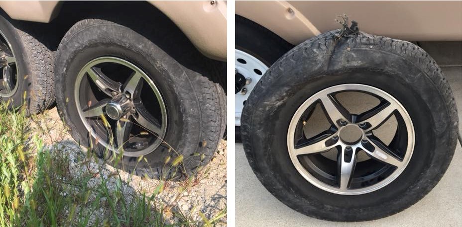 TST Tire Example Before and After